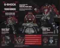 G shock discount optimus prime watch